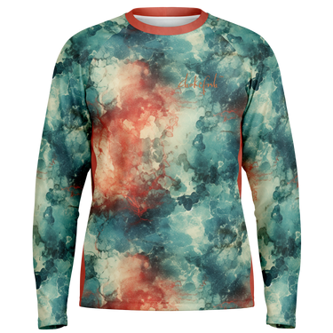 Chokefish™ Long Sleeve Every Day All Weather Acid-Wash Shirt Men's-004